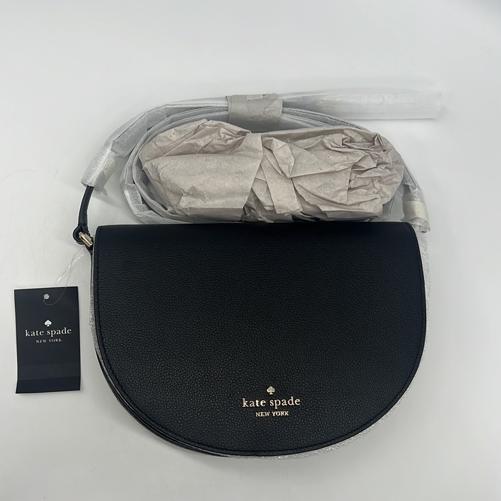 Kate Spade Luna Crescent Crossbody Black